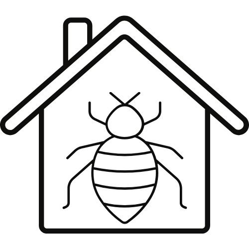 Flea Control House Icon Genesee County Michigan