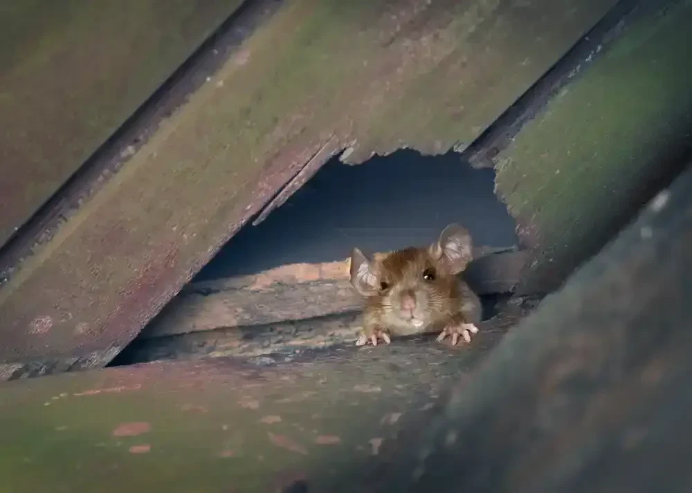 Mouse Roof Hole Genesee County Michigan