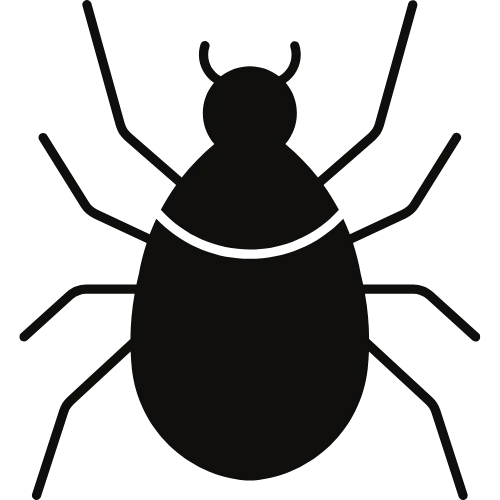 Tick Silhouette Outline Genesee County Michigan